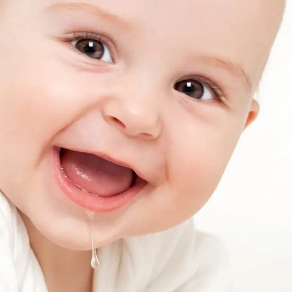 baby saliva