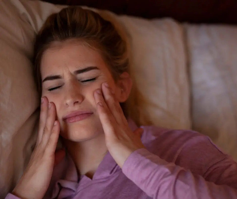 woman with tmj
